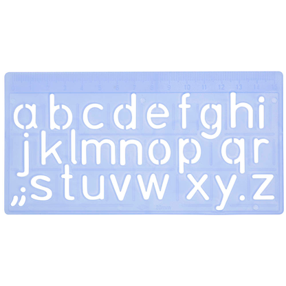 Artikelbild 3 für WEDO Buchstabenschablonen-Set blau, Artikelnummer 816987