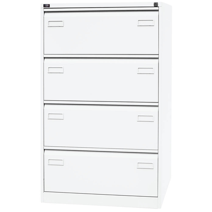 Artikelbild 7 für AKTION: BISLEY LIGHT Hängeregistraturschränke verkehrsweiß 4 Schubladen 80,0 x 62,2 x 132,1 cm, 3 St., Artikelnummer 102737