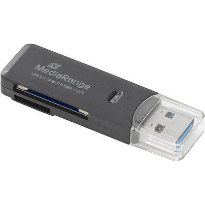 Artikelbild 3 für MediaRange MRCS507 Multi-SD, MultiMediaCard-Kartenleser schwarz, Artikelnummer 620134
