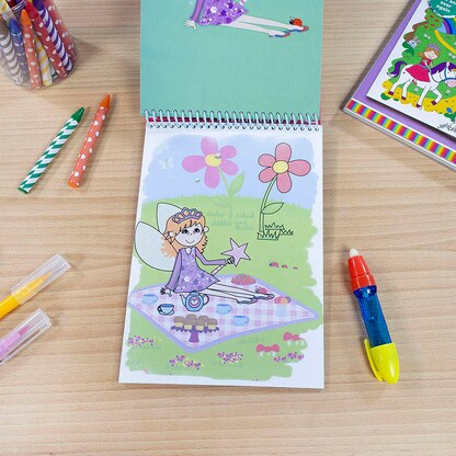 Artikelbild 4 für Jumbo Feen Wassermalbuch, 1 St., Artikelnummer 999629