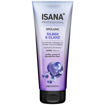 Artikelbild für ISANA PROFESSIONAL SILBER & GLANZ Spülung 200 ml, Artikelnummer 547333