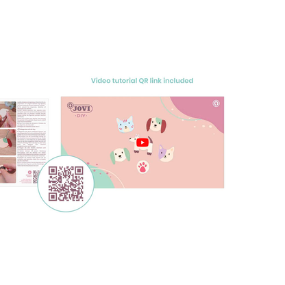 Artikelbild 4 für JOVI Modelliermasse DIY Air Dry Magnete mehrfarbig, Artikelnummer 321889