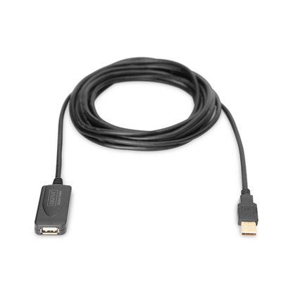 Artikelbild für DIGITUS USB 2.0 USB-Kabel DA-70130-4 5,0 m schwarz, 1 St., Artikelnummer 468726