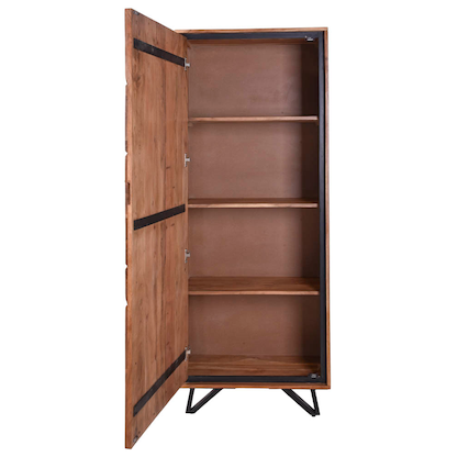 Artikelbild 3 für Garden Pleasure Aktenschrank AMBALA, 304113 akazie 3 Fachböden 40,0 x 40,0 x 181,0 cm, Artikelnummer 544096