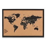 Artikelbild 1 für Zeller Pinnwand World 60,0 x 40,0 cm Kork braun, Artikelnummer 258057