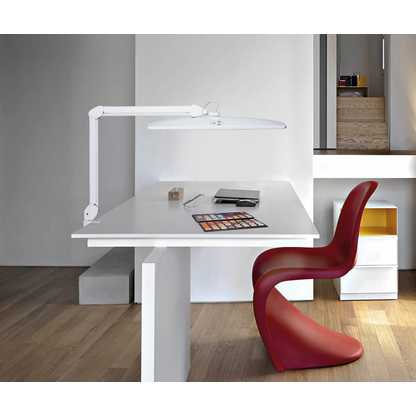 Artikelbild 2 für MAUL MAULexplore LED Schreibtischlampe weiß 19 W mit Tischklemme, Artikelnummer 260556