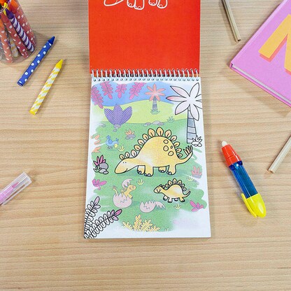 Artikelbild 5 für Jumbo Dinosaurier Wassermalbuch, 1 St., Artikelnummer 998791