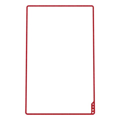 Artikelbild 3 für PLAYROOM mobiles Whiteboard Playboard 75,0 x 118,0 cm rot emaillierter Stahl, Artikelnummer 315471