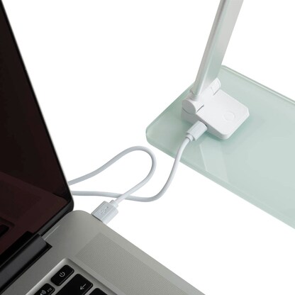 Artikelbild 6 für unilux POPY LED LED-Schreibtischlampe weiß/metallgrau 6 W, Artikelnummer 509756