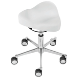 Artikelbild 1 für Mayer Arbeitshocker 1299 30 582 weiß Kunstleder, 1 St., Artikelnummer 653339