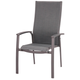 Artikelbild 1 für BEST Gartenstuhl mit Armlehnen Larino anthrazit, Metall, 1 St., Artikelnummer 656997