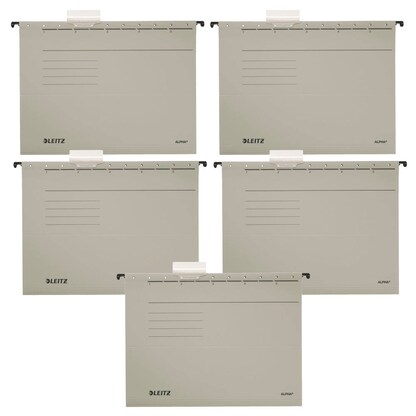 Artikelbild 3 für LEITZ Hängemappen ALPHA® 1985 grau, 5 St., Artikelnummer 322192