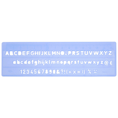 Artikelbild 5 für WEDO Buchstabenschablonen-Set blau, Artikelnummer 816987