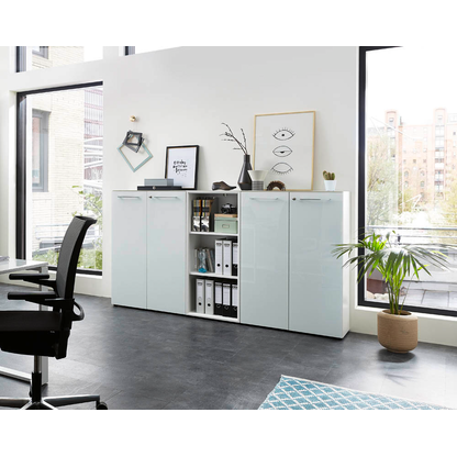 Artikelbild 5 für GERMANIA Aktenregal Monteria weiß 50,0 x 37,0 x 120,0 cm, 1 St., Artikelnummer 121341