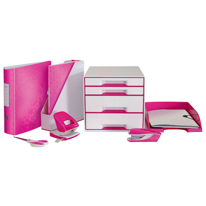 Artikelbild 4 für LEITZ WOW Sichtbuch DIN A4, 40 Hüllen pink-metallic, 1 St., Artikelnummer 401289