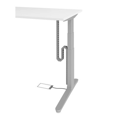 Artikelbild 3 für HAMMERBACHER Kabelführung 130,0 cm silber, Artikelnummer 743077