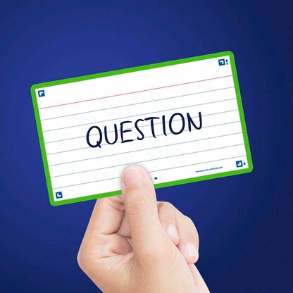 Artikelbild 6 für OXFORD Karteikarten FLASH 2.0 DIN A7 weiß, blau kariert, 80 St., Artikelnummer 371276