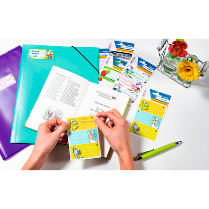 Artikelbild 5 für HERMA Schuletiketten Schmetterlinge, 6 Etiketten, Artikelnummer 536918