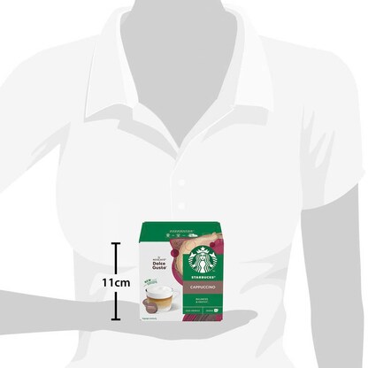 Artikelbild 3 für NESCAFÉ DOLCE GUSTO® STARBUCKS® Cappuccino Balanced & Frothy Kaffeekapseln, mild, 6 Stück, Artikelnummer 612877