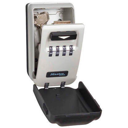 Artikelbild für Master Lock® 5425EURD Schlüsseltresor grau, Zahlenschloss, 7,2 x 5,2 x 12,6 cm, 1 St., Artikelnummer 810639