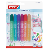 Artikelbild 1 für tesa Glitter Deco Candy Colors Klebestifte 10,0 g, 6 St., Artikelnummer 383758