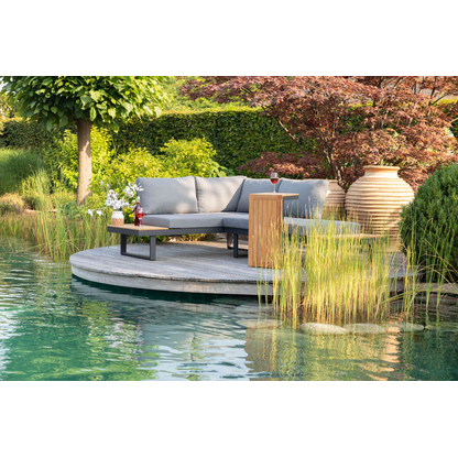 Artikelbild 2 für greemotion Loungegruppe Samara grau, anthrazit Holz, Metall, 8-teilig, Artikelnummer 422851