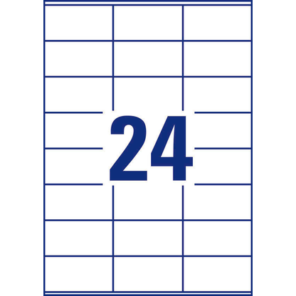 Artikelbild 2 für dundee Etiketten weiß 70,0 x 36,0 mm, 100 Blatt, Artikelnummer 585087