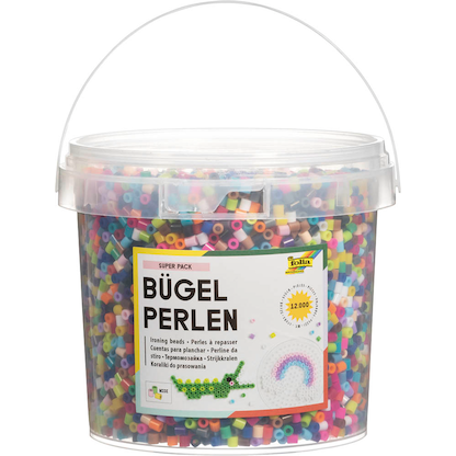 Artikelbild für folia Bügelperlen mehrfarbig 12.000 St., Artikelnummer 183527