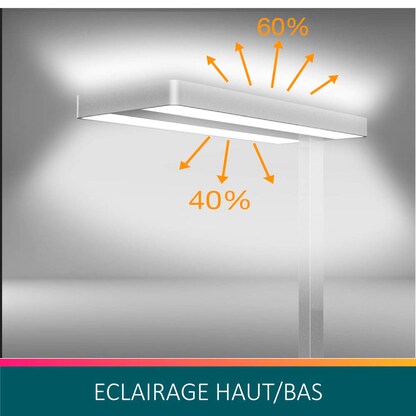 Artikelbild 4 für unilux LIXUS LED Stehlampe metallgrau 50 W, Artikelnummer 509584