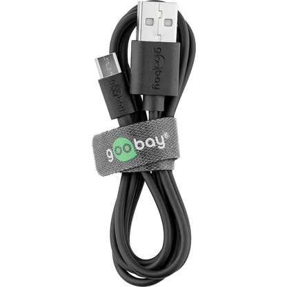 Artikelbild 4 für goobay Ladekabel mit Adapter schwarz, Kabellänge: 1,0 m, 12 Watt, Artikelnummer 557068