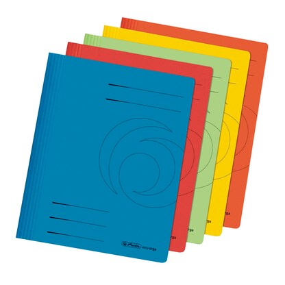 Artikelbild für herlitz Schnellhefter easy orga Karton farbsortiert DIN A4, 5 St., Artikelnummer 622633