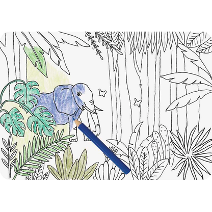 Artikelbild 5 für HEYDA Bastelset Karton-Theater Jungle mehrfarbig, Artikelnummer 779339