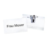Artikelbild 1 für DURABLE Namensschilder mit Kombiklemme 9,0 x 5,4 cm, 50 St., Artikelnummer 333948