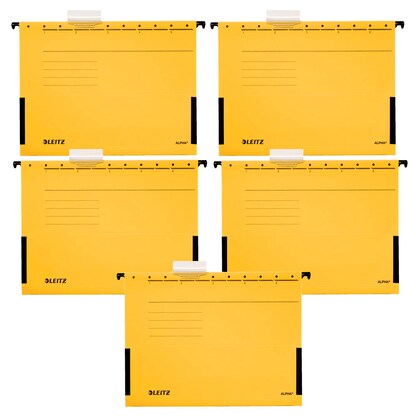 Artikelbild 2 für LEITZ Hängetaschen ALPHA® 1986 gelb, 5 St., Artikelnummer 322300