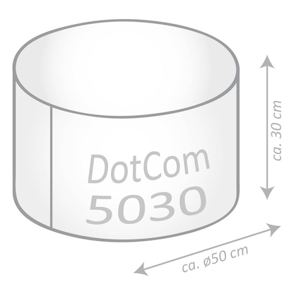 Artikelbild 2 für SITTING POINT DotCom Kapi Sitzsack petrol gemustert, Artikelnummer 357291