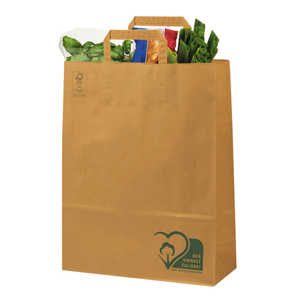 Artikelbild für VP Papier-Tragetaschen braun 32,0 x 42,0 cm, 50 St., Artikelnummer 153597