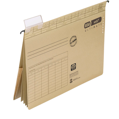 Artikelbild 3 für ELBA Personalhefter vertic ULTIMATE Karton naturbraun DIN A4 4x kaufmännische Heftung, 5 St., Artikelnummer 393934