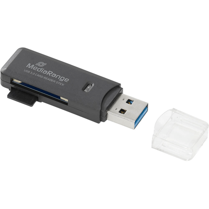 Artikelbild 5 für MediaRange MRCS507 Multi-SD, MultiMediaCard-Kartenleser schwarz, Artikelnummer 620134