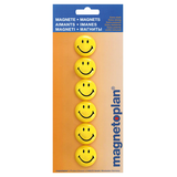 Artikelbild 1 für magnetoplan Smilie Magnete Motiv, Kunststoff Ø 3,0 cm, 6 St., Artikelnummer 573523