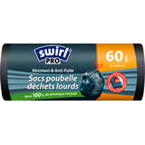 Artikelbild 1 für swirl® Schwerlastsäcke PROFI 1183 60,0 l schwarz, 12 St., Artikelnummer 338826
