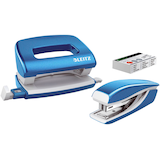 Artikelbild 1 für LEITZ Locher und Heftgeräte Set NeXXt WOW blau, Artikelnummer 605720