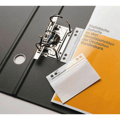 Artikelbild 6 für VELOFLEX Heftstreifen, selbstklebend Doppelheftfix transparent Kunststoff, 50 St., Artikelnummer 494542