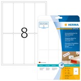 Artikelbild 1 für HERMA Versandetiketten 8326 weiß 50,0 x 142,0 mm, 25 Blatt, Artikelnummer 517918