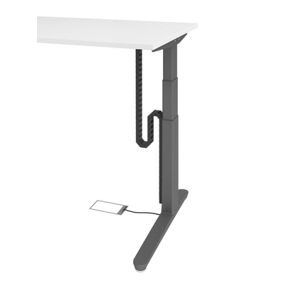 Artikelbild 4 für HAMMERBACHER Kabelführung 130,0 cm schwarz, Artikelnummer 743084