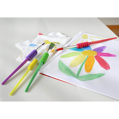 Artikelbild 7 für FABER-CASTELL Bunt Pinsel-Set Größe 2, 6, 10, 12, 4-teilig, Artikelnummer 255327