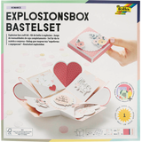 Artikelbild 1 für folia Bastelset Explosionsbox Romance 46 tlg. blau, Artikelnummer 192213