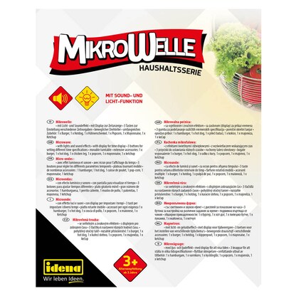 Artikelbild 4 für Idena Spielzeug-Küchenmaschine Mikrowelle mehrfarbig, Artikelnummer 141121