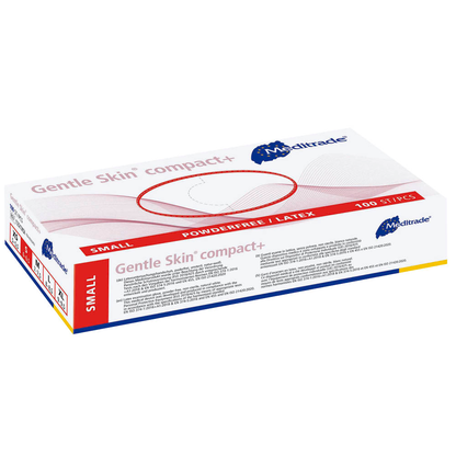 Artikelbild für Meditrade® unisex Einmalhandschuhe Gentle Skin® compact+ weiß Größe S, 100 St., Artikelnummer 242907