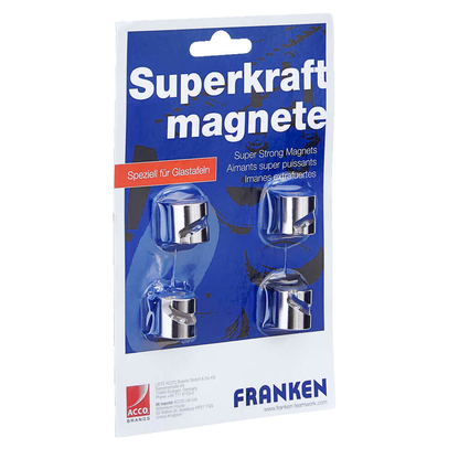 Artikelbild 2 für FRANKEN Magnethaken silber, Metall 1,6 x 1,6 cm, 4 St., Artikelnummer 529490