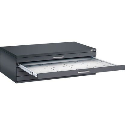Artikelbild für CP 7200 Planschrank schwarzgrau 5 Schubladen 135,0 x 96,0 x 42,0 cm, 1 St., Artikelnummer 682157